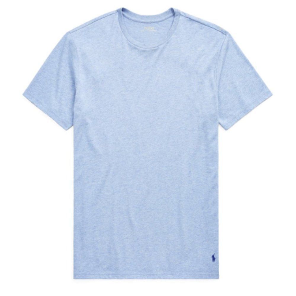 Polo Ralph Lauren Men's Blue Heather Supreme Comfort Crewneck T-Shirt Size Small